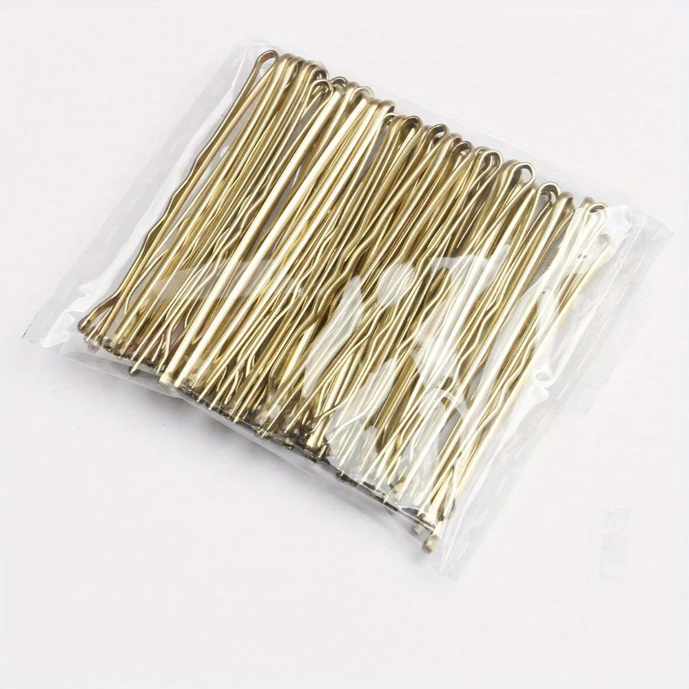 U-Shaped Metal Wave Hair Clips for Women & - Vintage Minimalist Hair Accessories Secure Hold Styling Clips for Everyday & Formal