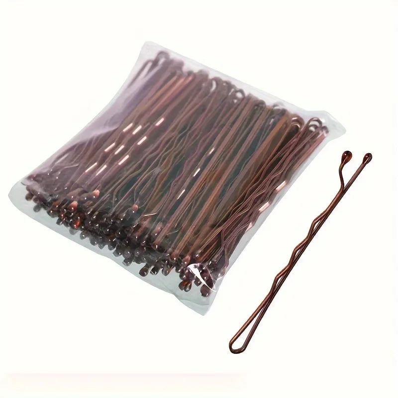 U-Shaped Metal Wave Hair Clips for Women & - Vintage Minimalist Hair Accessories Secure Hold Styling Clips for Everyday & Formal