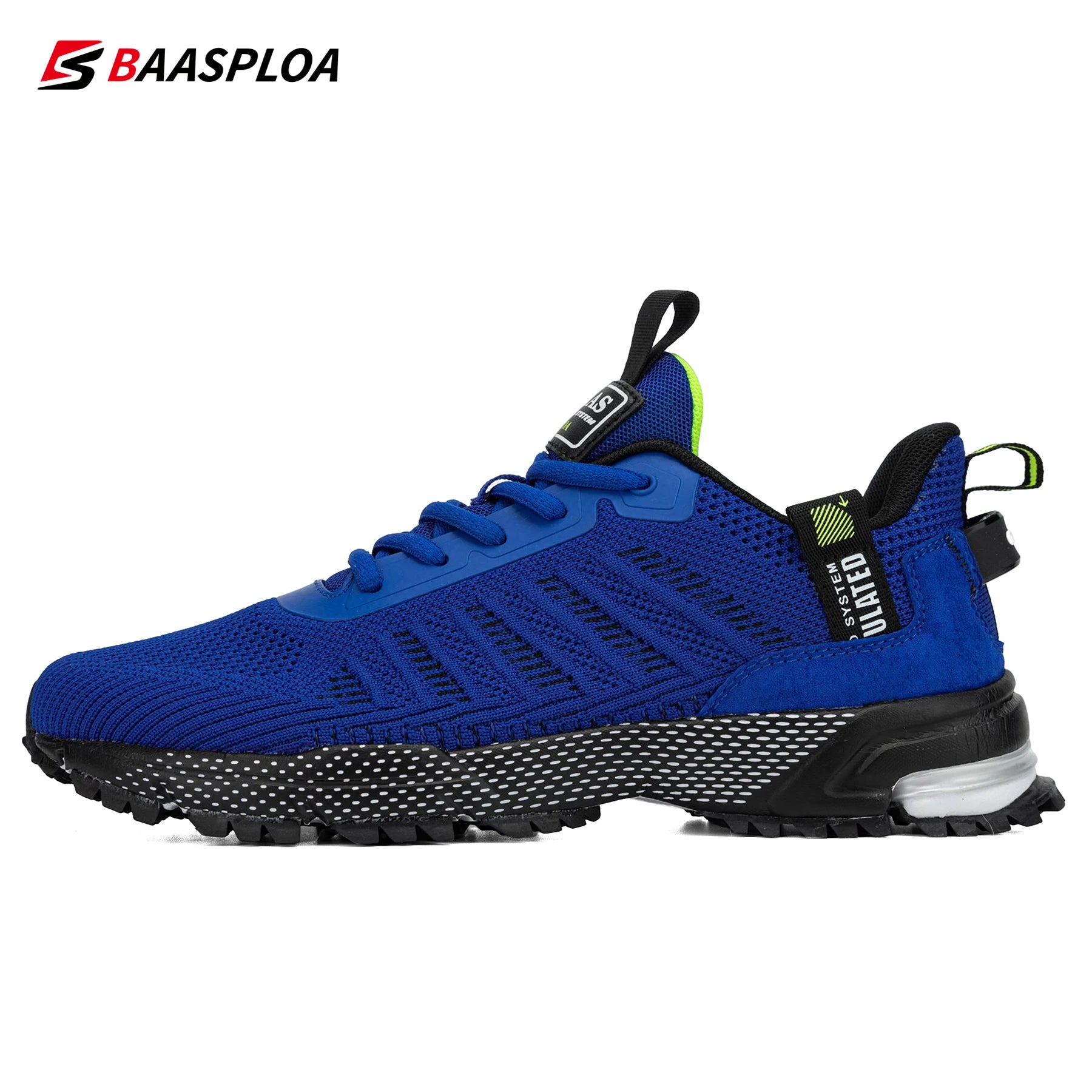 Baasploa Men Running Shoes Lightweight Sneakers Designer Sneaker Male Mesh Breathable Tennis Shoes Non Slip New Sport Shoes