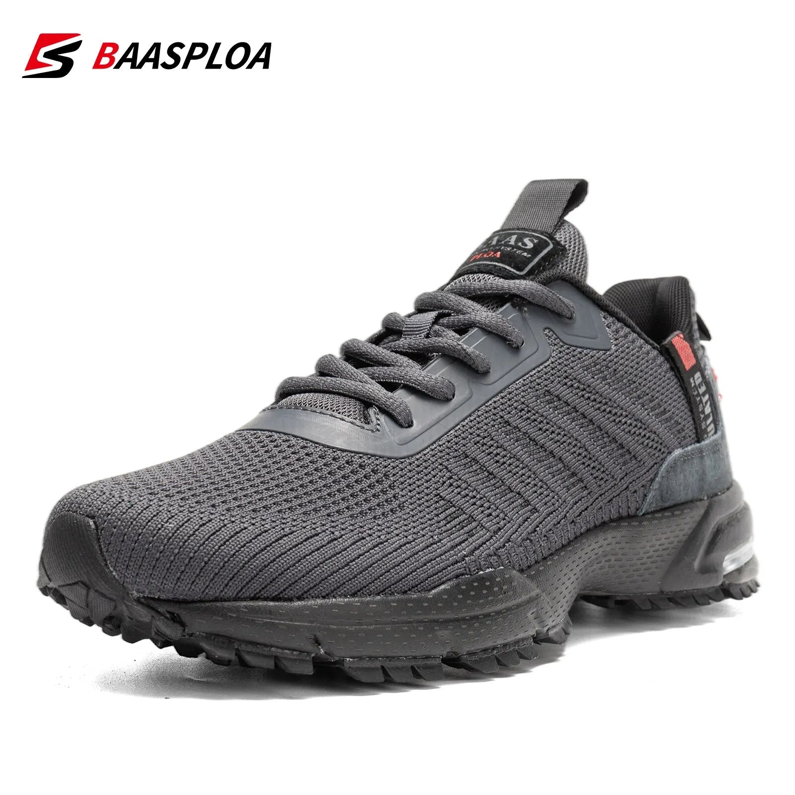 Baasploa Men Running Shoes Lightweight Sneakers Designer Sneaker Male Mesh Breathable Tennis Shoes Non Slip New Sport Shoes