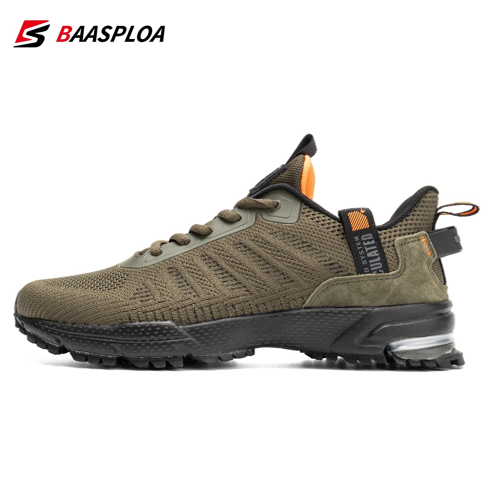 Baasploa Men Running Shoes Lightweight Sneakers Designer Sneaker Male Mesh Breathable Tennis Shoes Non Slip New Sport Shoes