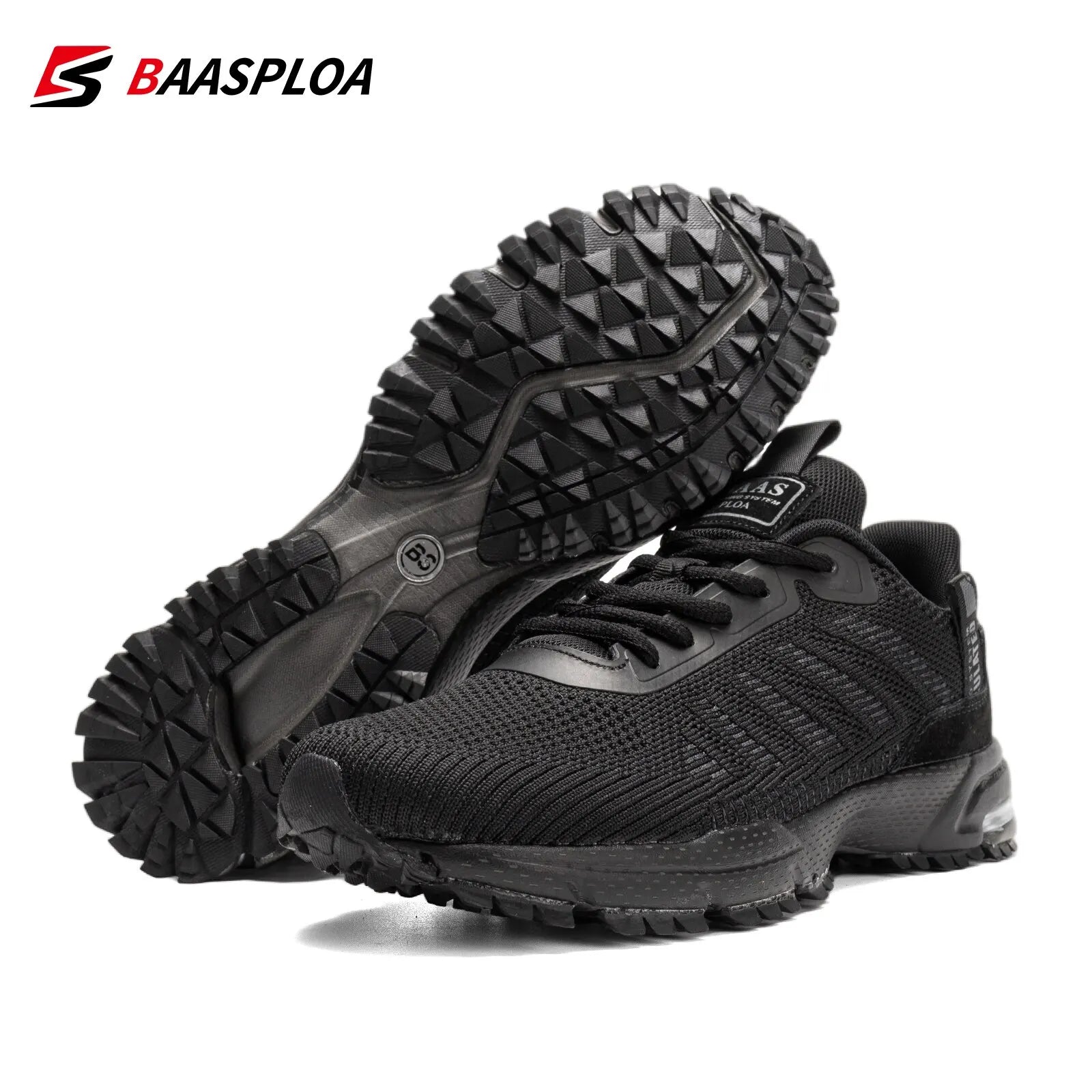 Baasploa Men Running Shoes Lightweight Sneakers Designer Sneaker Male Mesh Breathable Tennis Shoes Non Slip New Sport Shoes