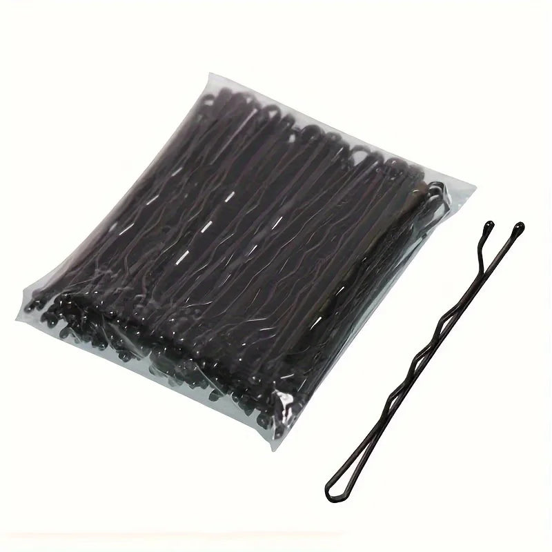 U-Shaped Metal Wave Hair Clips for Women & - Vintage Minimalist Hair Accessories Secure Hold Styling Clips for Everyday & Formal