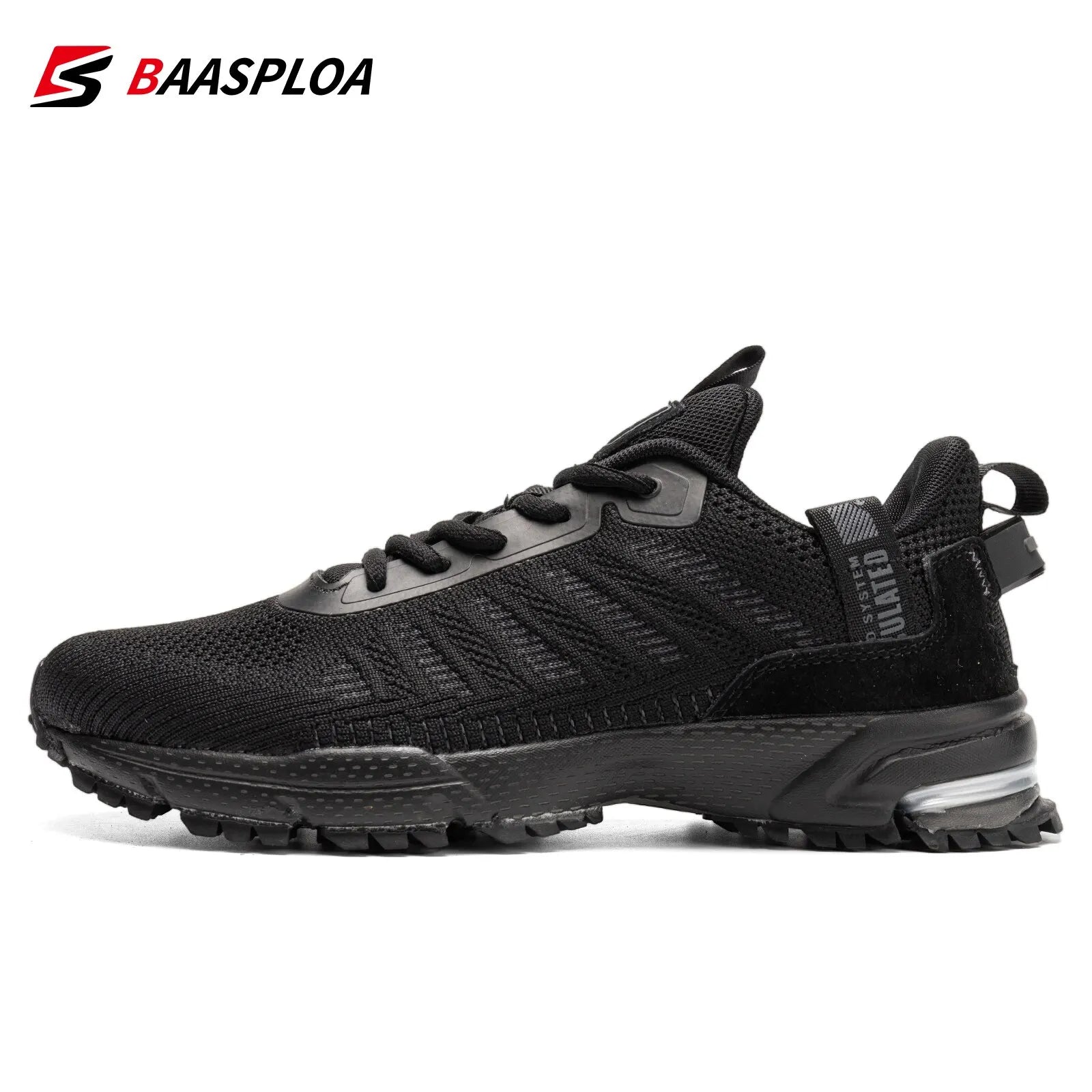 Baasploa Men Running Shoes Lightweight Sneakers Designer Sneaker Male Mesh Breathable Tennis Shoes Non Slip New Sport Shoes
