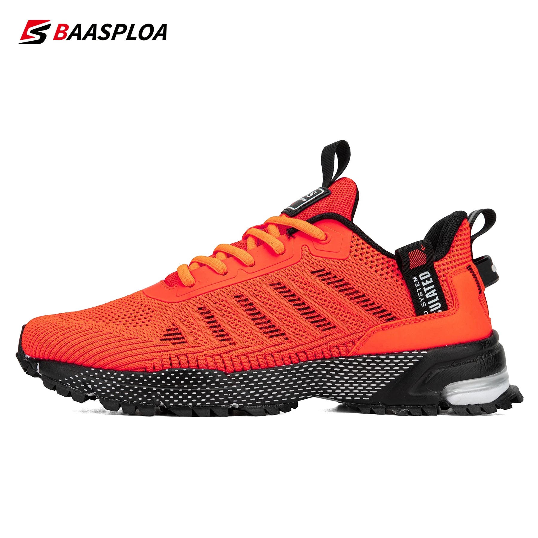 Baasploa Men Running Shoes Lightweight Sneakers Designer Sneaker Male Mesh Breathable Tennis Shoes Non Slip New Sport Shoes