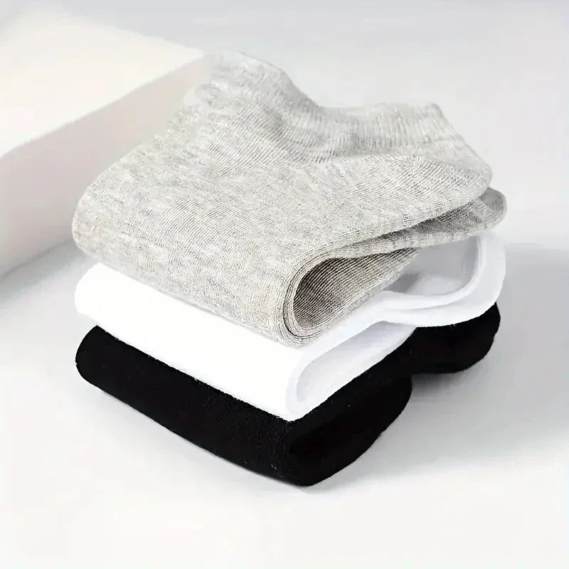 5/10-Pack Unisex Comfort Fit Ankle Socks – Breathable Lightweight Socks for Sports & Everyday Wear