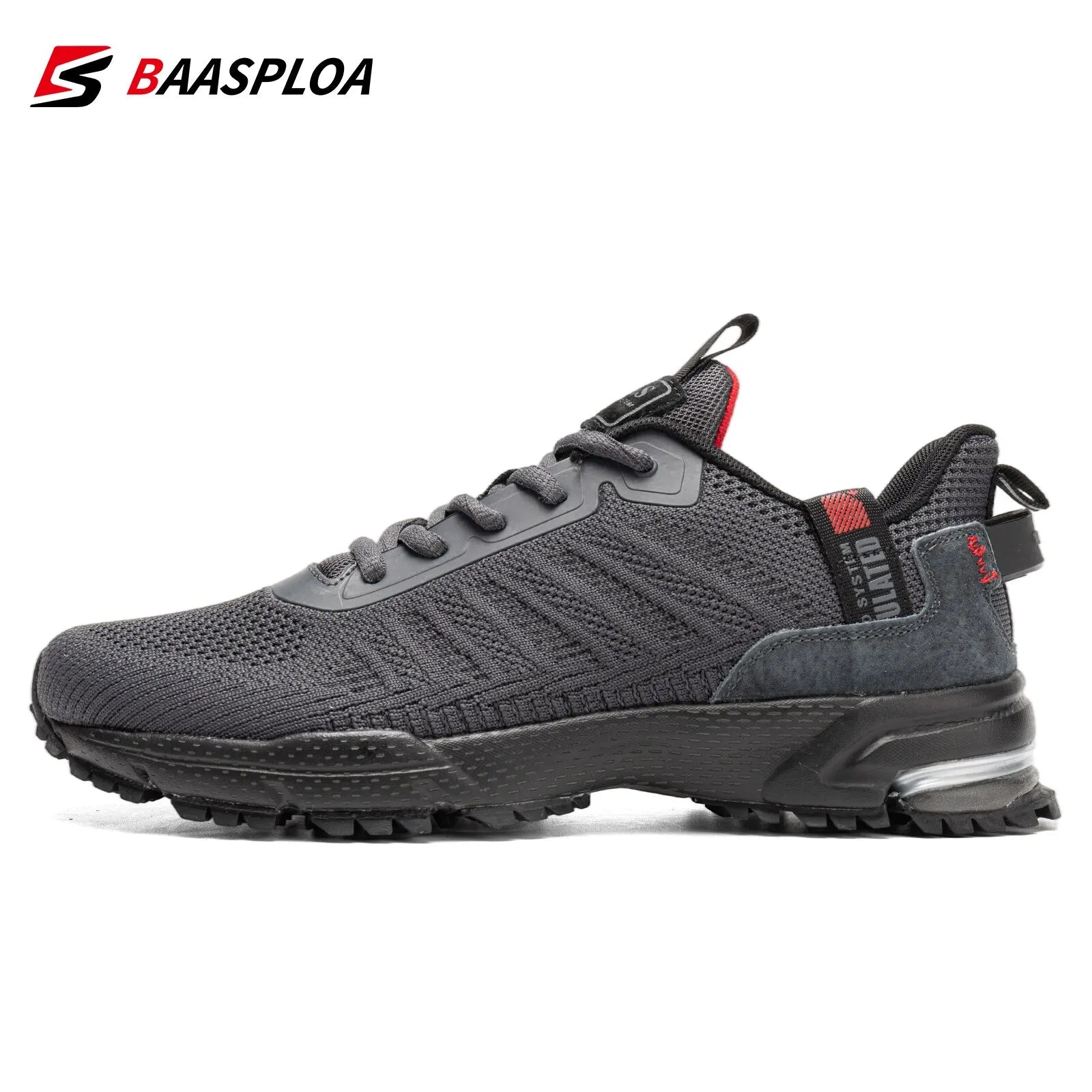 Baasploa Men Running Shoes Lightweight Sneakers Designer Sneaker Male Mesh Breathable Tennis Shoes Non Slip New Sport Shoes
